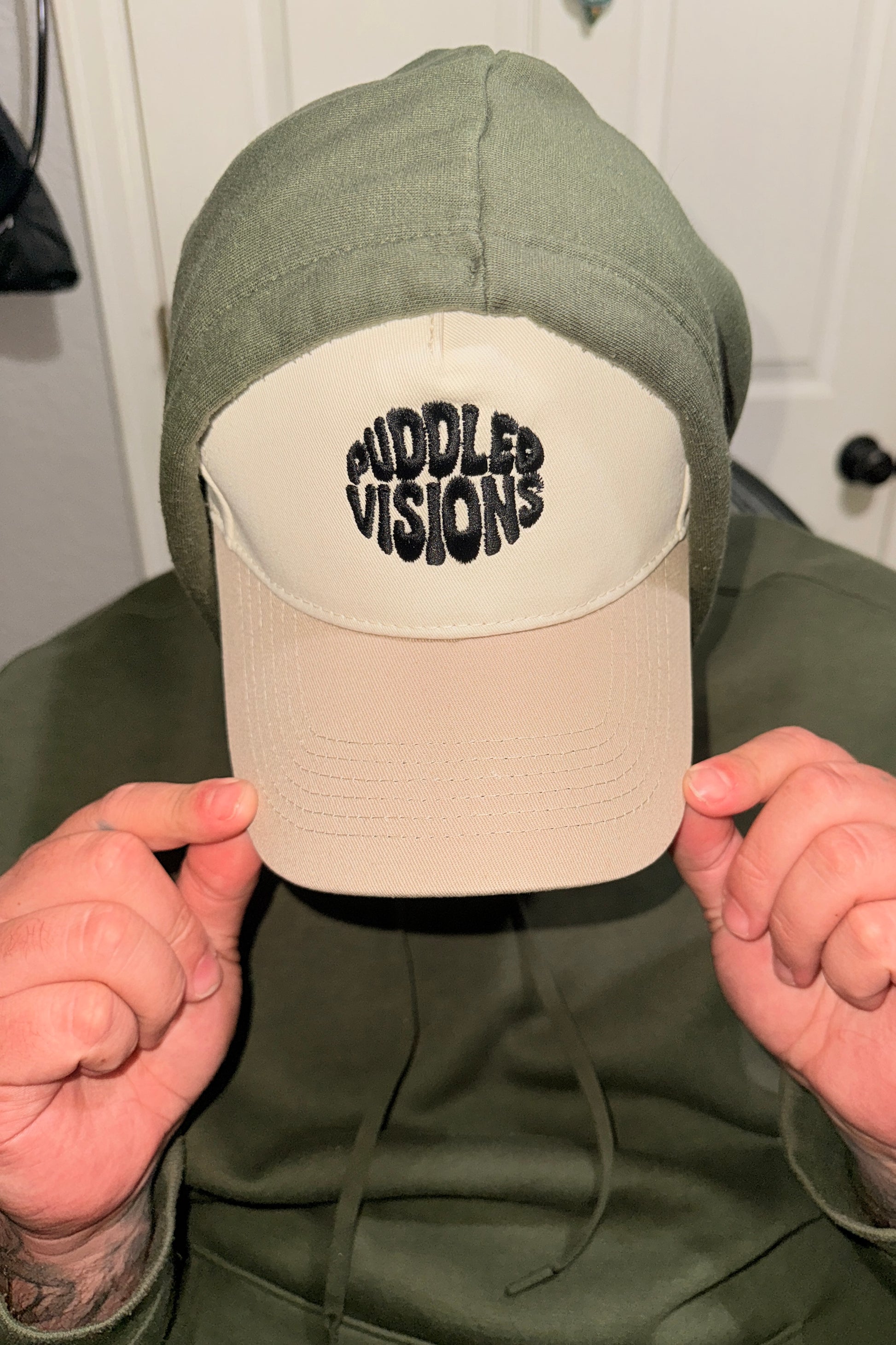 Puddled Visions Embroidered Snapback Hat