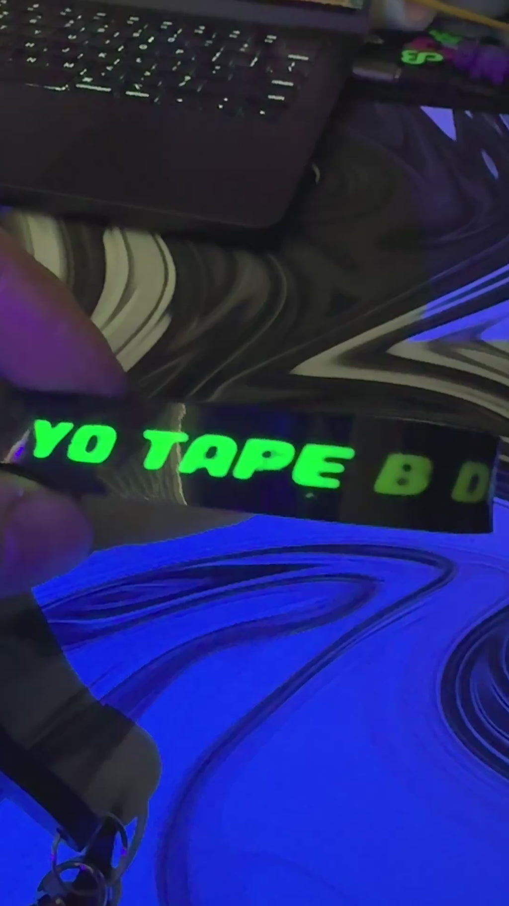 Tape B Keychain