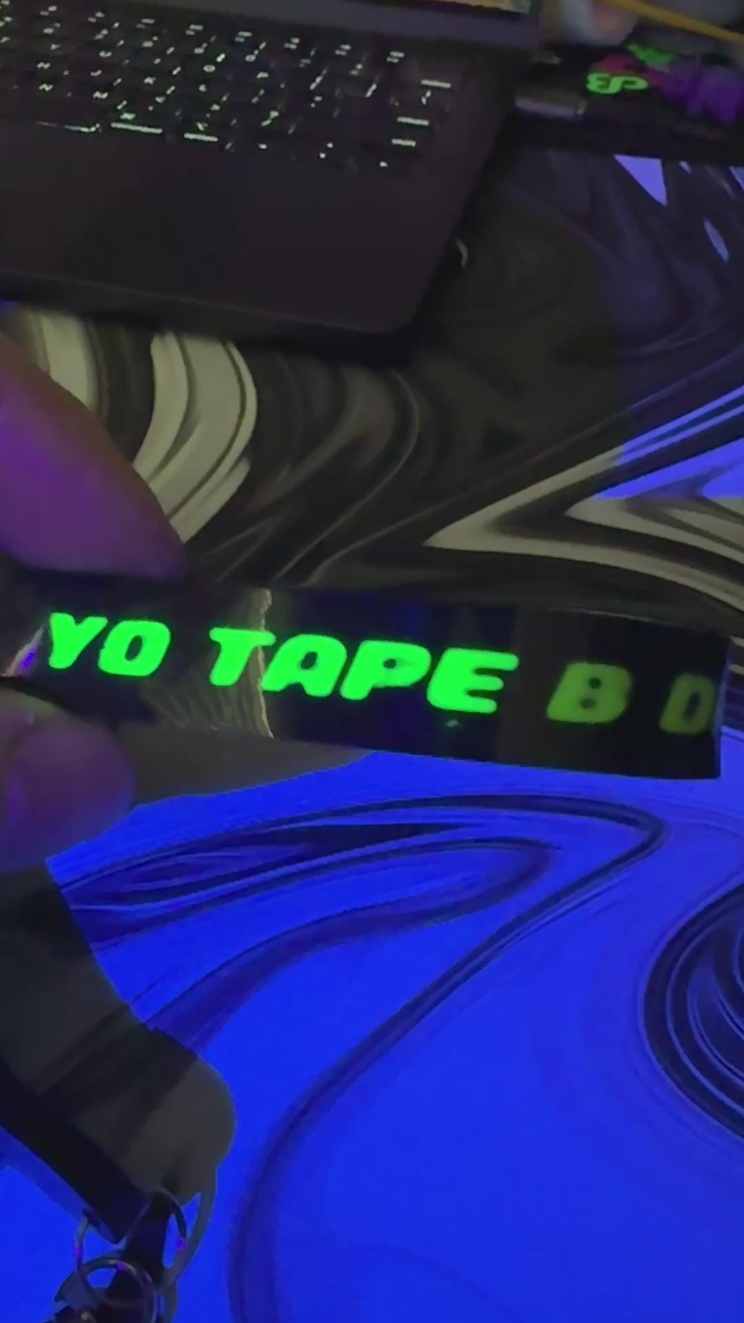 Tape B Keychain
